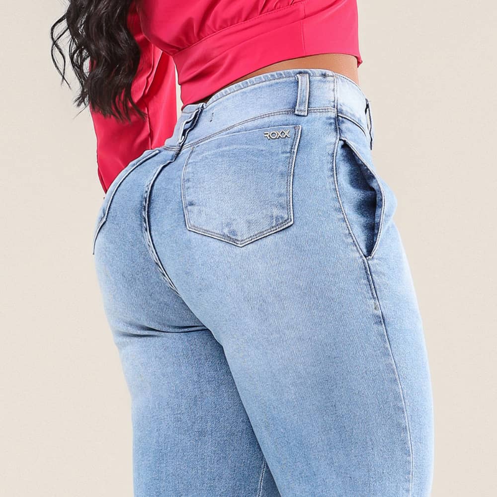 Calça Jeans Feminina Wide Leg Modeladora c/ Elastano Marselha( Leve 2 Pague 1 )