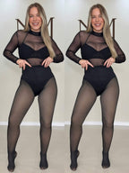 Meia Calça Térmica com Calcinha Modeladora e Levanta Bumbum
