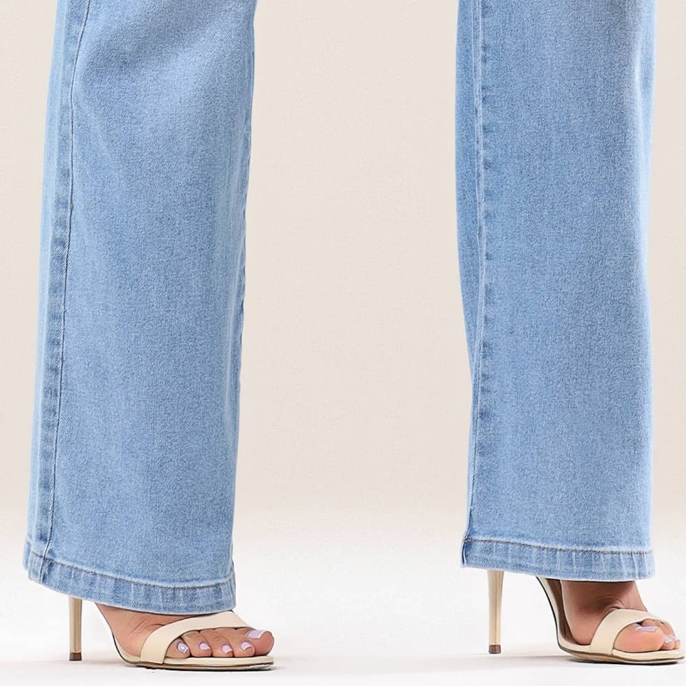 Calça Jeans Feminina Wide Leg Modeladora c/ Elastano Marselha( Leve 2 Pague 1 )