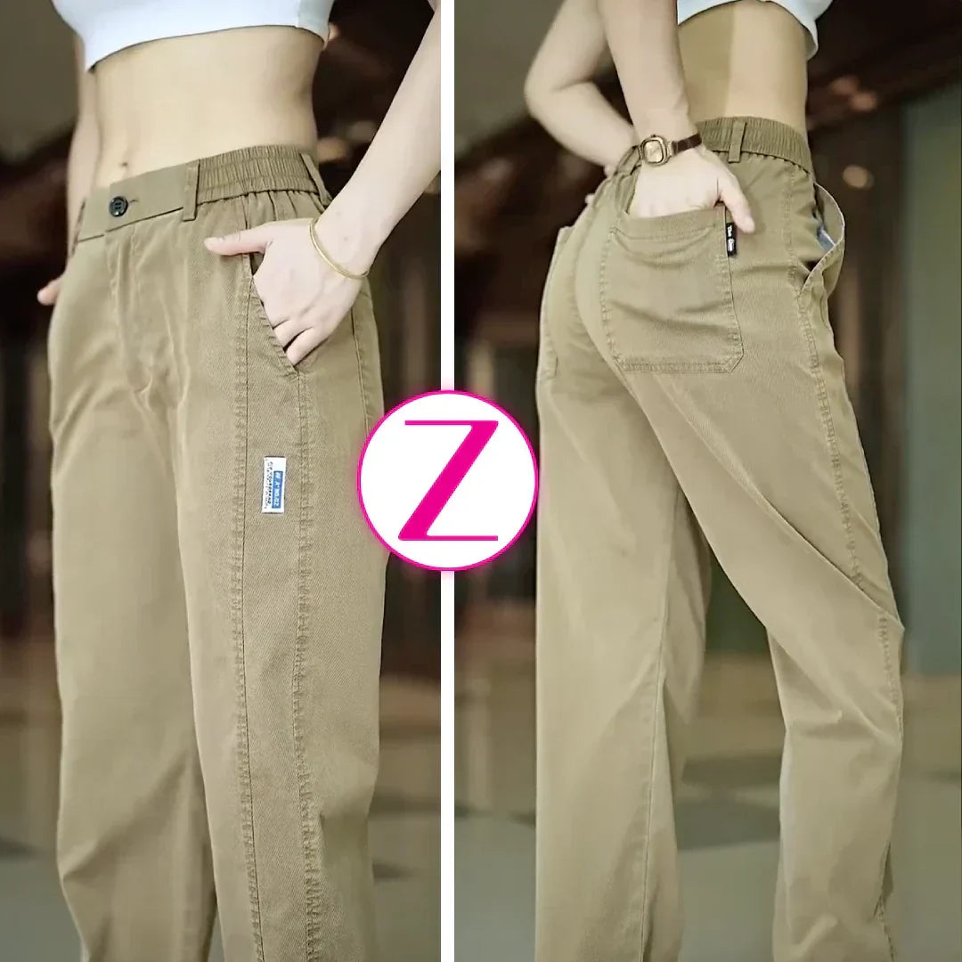 [Pague 2, Leve 3] Calça Feminina AURORA em Malha de Seda Gelo e Poliéster (Oferta Válida Apenas Hoje!)