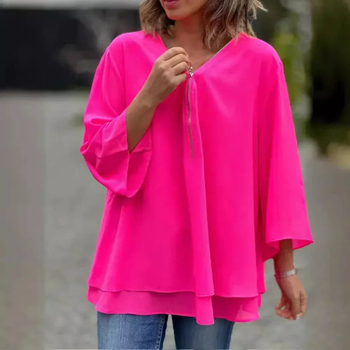 Blusa Margiela™ com Decote V
