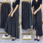 Calça Saia Madame™ em Seda Gelo / A Campeã em Leveza & Elegância!