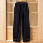 Calça Levínea™ em Jeans Leve de Caimento Solto / Conforto que Não Marca, Não Aperta e Acompanha Seus Movimentos