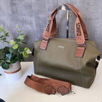 Bolsa Stutz Grande de Couro 2 em 1 Expansível