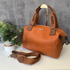 Bolsa Stutz Grande de Couro 2 em 1 Expansível