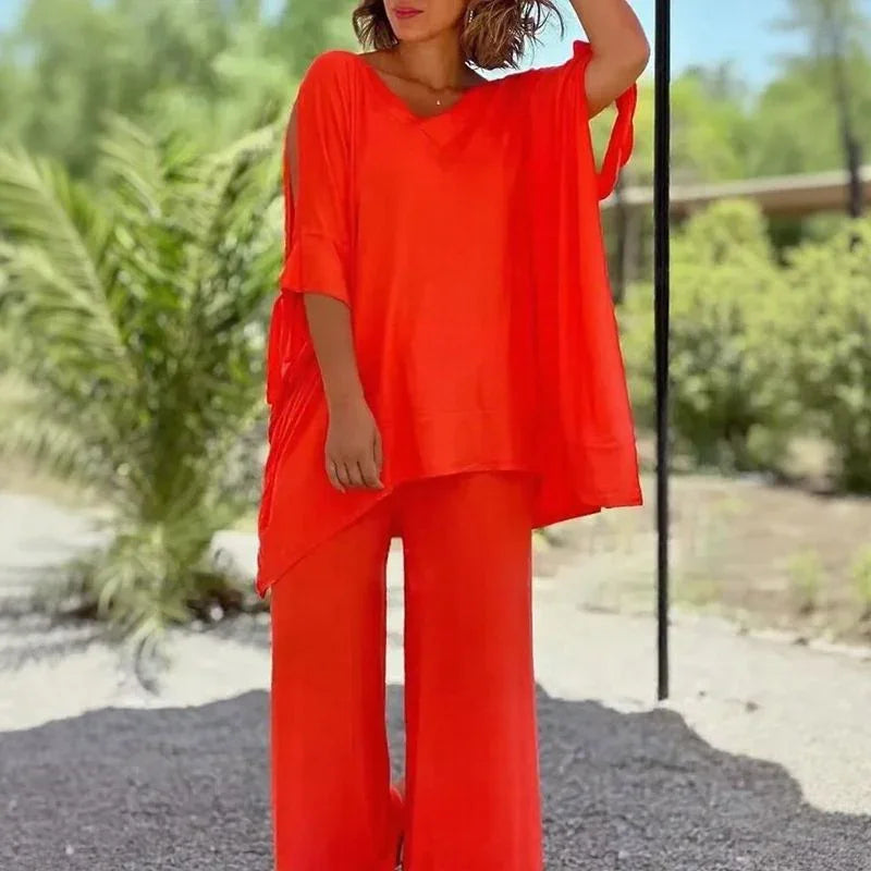 Conjunto Esplendor™ em Malha de Viscose Premium com toque sedoso