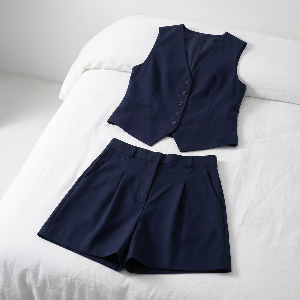 Conjunto em Alfaiataria Casual de Algodão e Linho Misto (Compre 1 Leve 2)